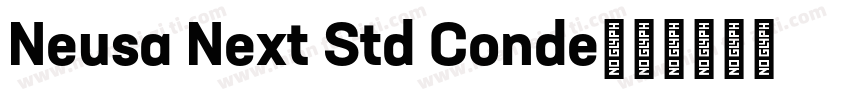 Neusa Next Std Conde字体转换
